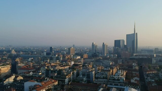 Milano downtown skyline