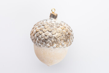 Christmas balls isolated on white background.