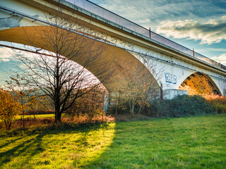 Fototapeta premium bridge over the river