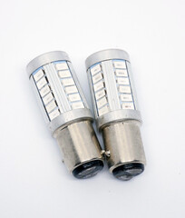 LED Stop lamp isolated on white background    