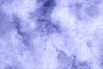 Monochrome watercolor texture. Abstract hand-drawn background in purple colors.