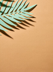 Green tropical leafs background