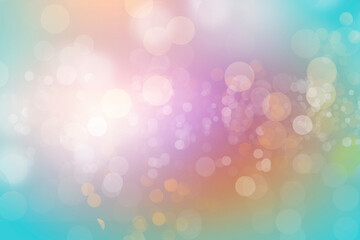Abstract bokeh background Blue and pink white