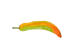 bell pepper isolated on white background
