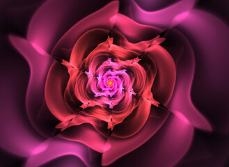 Symmetry abstract fractal