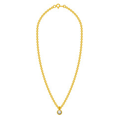 金のチェーンのジュエリー