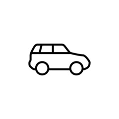 car flat icon vector illustration