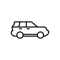 car flat icon vector illustration