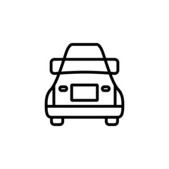 car flat icon vector illustration