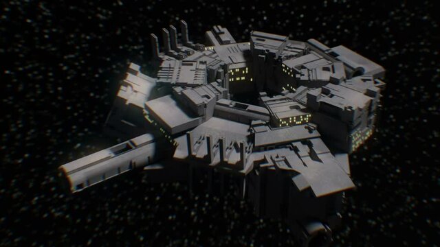 spacestation in space
