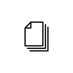 Document Flow Management Vector Line Icons