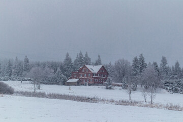 Schöne Winterlandschaft auf den Höhen des Thüringer Waldes bei Floh-Seligenthal - Thüringen