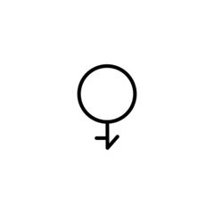 gender flat icon vector illustration