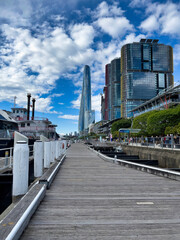 Barangaroo buildings and King Street wharf, Sydney