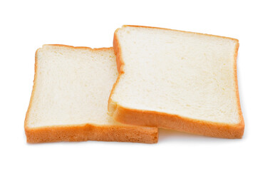 Bread isolated on white background.