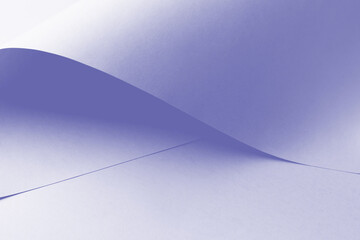 Color of the year 2022 according to panton - Very Peri. Minimal lilac background with smooth paper...