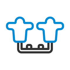 American Football Tackling Sled Icon