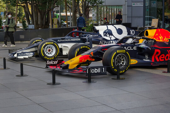 ホンダウエルカムプラザ 青山に展示されたF1マシン: 1 Aoyama Minato City Tokyo, Japan 2021-12-12.