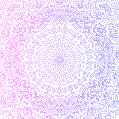 Elegant zentangle inspired illustration with tribal boho chic ornaments. Oriental ornamental background.