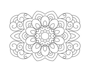 Elegant zentangle inspired illustration with tribal boho chic ornaments. Oriental ornamental background.