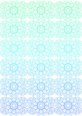 Elegant zentangle inspired illustration with tribal boho chic ornaments. Oriental ornamental background.