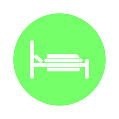 sleep bed Vector icon which is suitable for commercial work and easily modify or edit it

