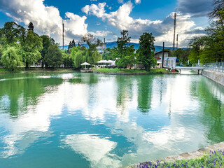 Fototapeta premium view of the river