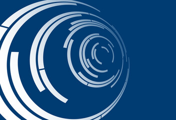 Radial maze lines abstract vector background, linear pattern in 3D perspective.