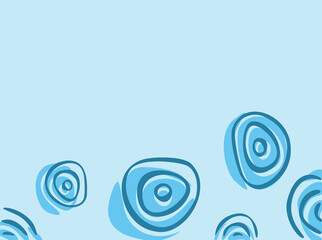 Minimalist presentation background with some waving and circle lines pattern and some copy space area