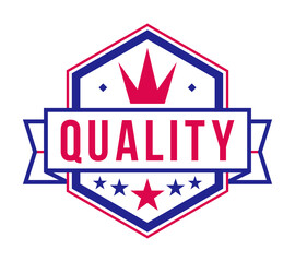 Vector stylish vintage badge isolated on white, retro style logo or emblem, old style symbol for product or sale offer, advertising design element.