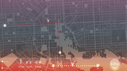 this is the map of city of GPS Navigation