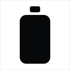 glyph icon design vector battery