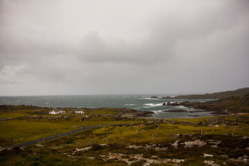 Spring landscape in the lands of Ireland