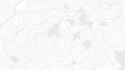 Digital web white map of brazilia