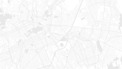 Obraz premium Digital web white map of Curtiba