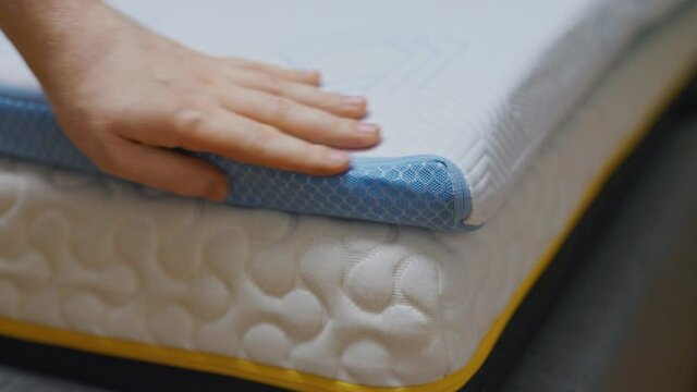 Orthopedic memory foam mattress topper.