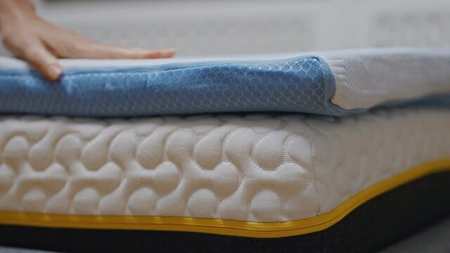 Orthopedic memory foam mattress topper.
