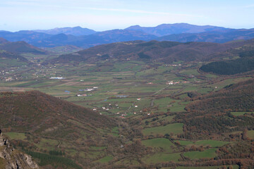 Fototapeta na wymiar Mountains in the Basque Country