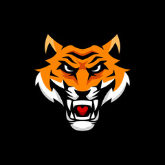 Fototapeta na wymiar Tiger Mascot Logo Templates