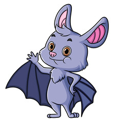 The bat is showing and gesturing something