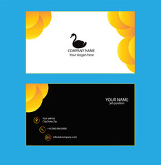 minimal white business card template set