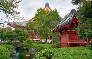 Hondo (or Kannon-do), the Main Temple Building of Sensoji Kannon