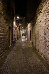 Fototapeta na wymiar Ascoli Piceno, Marche, Italy, by night