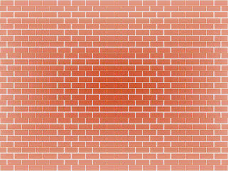 Obraz premium Seamless red brick wall background - Textured pattern for continuous repeating,Backdrop for decorating products for advertising or interior decoration.- Vector 