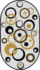 Carpet and Rugs designs with texture and modern colors, Oval