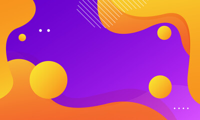 Abstract yellow and blue background. Vector illustration