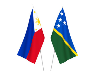 Philippines and Solomon Islands flags
