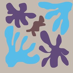 abstract floral pattern background illustration 