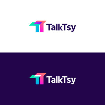 Letter T logo Design