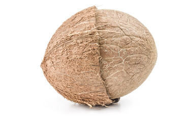 Coconut on a white background cutout